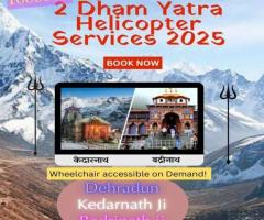 Book Do Dham Yatra By Helicopter 2025