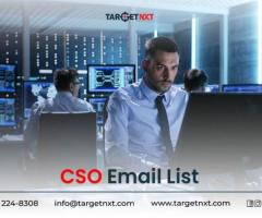 Crack all your business deals using our responsive CSO Email List