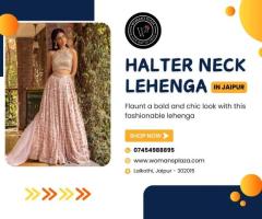 Halter Neck Lehenga in Jaipur