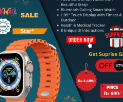 Diwali Special Offer | T800 Ultra Smart Watch Like Star® | Get 1 Free Exclusive Surprise Gift