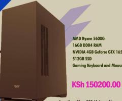 AMD Ryzen custom gaming computer with free games