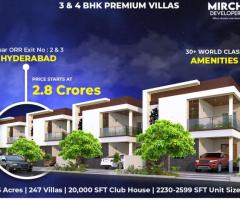 Exclusive Offer: Your Dream Villa Awaits in Kollur, Hyderabad - 1