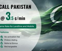 Cheap and Best International Phone Calling Cards to Call Pakistan from USA and Canada