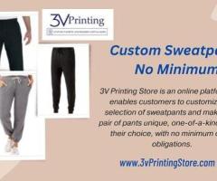 Custom Sweatpants with No Minimum Order – Perfect for Every Occasion