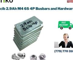 Scib 2.9Ah M4 6S 4P Busbars and Hardware