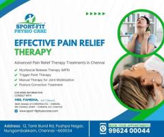 Effective Pain Relief Therapy in Chennai - 1