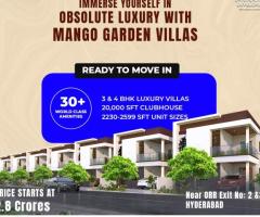 4BHK Villas in Kollur for sale | Hyderabad