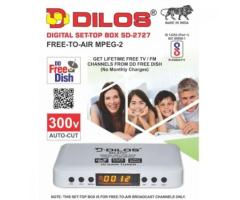 Dilos MPEG-2 SD-2727 DVB-S Digital FTA Set-Top Box