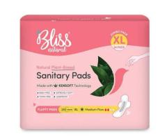 Bio-based Certified Bliss Natural xl sanitary pads for sale