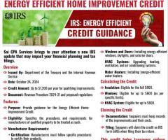 2024 Energy Efficient Home Improvement Tax Credit Alert - 1