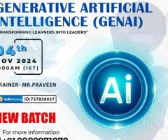 Generative AI (GEN AI) Online Training New Batch