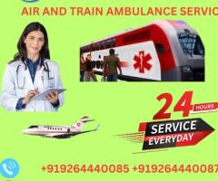 Angel Air and Train Ambulance Service in Guwahati for Secure Journey of Patients