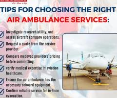 The Advanced Tridev Air Ambulance Service in Guwahati Transport