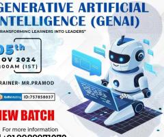 Generative AI (GEN AI) Online Training New Batch