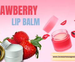 Strawberry Lip Balm for Soft Lips