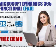 D365 Functional F&O Online Training Free Demo