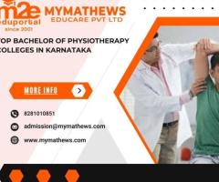 Top Bachelor of Physiotherapy Colleges in Karnataka