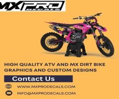 Durable and Custom Dirt Bike Decals