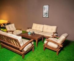 Best Wooden Sofa Set in Navi Mumbai - Royal Interiors