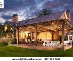 Timber Frame Pavilion | Wright Timberframe