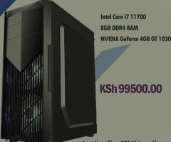 Custom tower core i7 11th gen PC with 3 free games