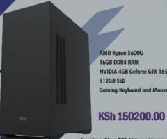 Custom tower Ryzen 5 5600G PC with 3 free games