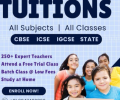 Best Academic Tuition (CBSE, ICSE, IGCSE, State & IB)  in Kerala