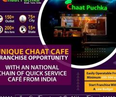 Unique Chaat Cafe Franchise Oppertunity.Revolutionize the street food industry