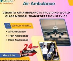 Hire Credible Vedanta Air Ambulance Service in Hyderabad with Full ICU Facility