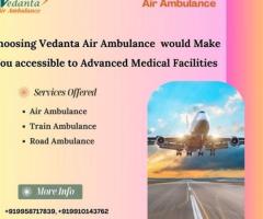 Book Vedanta Top-level Air Ambulance Service in Kochi with Advanced Medical Equipment