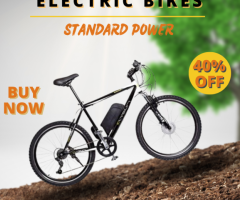 High Quality Standard Power Electric Bikes | Cyclotricity UK