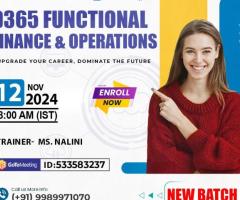 D365 Functional F&O Online Training New Batch