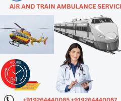 Use Angel Air and Train Ambulance Service in Guwahati with Health Amenities