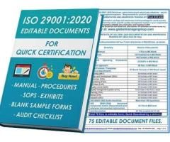 ISO 29001 Certification Consultant