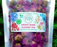 Peony Flower Tea Bud Herbal Tea Paeonia lactiflora tea - 4 pack x 100 Gram $10.99