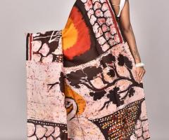 Hand Batik Pure Silk Saree