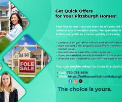 Quick Cash Offers for Your Pittsburgh Home – No Renovations!