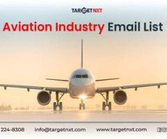 Drive ROI with an Aviation Industry Email List of 50K+ US and 20K+ Global Records