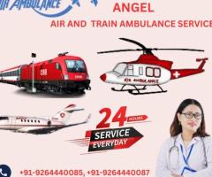 Get Angel Air and Train Ambulance Service in Guwahati with Life-Saving Medical Help