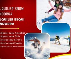 Alquiler esqui baqueira España