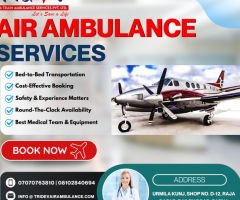 Fly With the Immediate Tridev Air Ambulance Kolkata Solutions for Patients