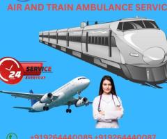 Get ICU facilities Angel Air and Train Ambulance Service in Gaya for Patients Moving