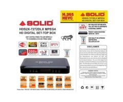 SOLID HDS2X-7272DLX S2X H.265 HD FTA Set-Top Box