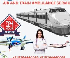 Hire Angel Air and Train Ambulance Service in Jamshedpur with Life-Saving Medical Equipment