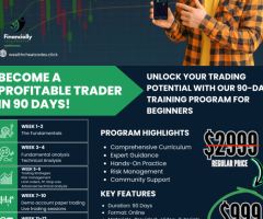 Register for the 90-day training, from beginner to profitable trader