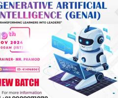 Generative AI (GEN AI) Online Training New Batch