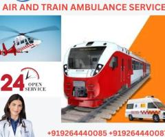 Get Angel Air and Train Ambulance Service in Gorakhpur with Advanced Medical Amenities