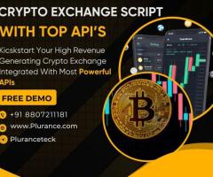 Top API integration required for impeccable Crypto Exchange Script