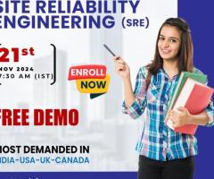 Top Site Reliability Engineering (SRE) Online Free Demo 21st