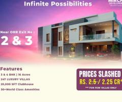 Villas in Kollur with Modern Amenities and Prime Location